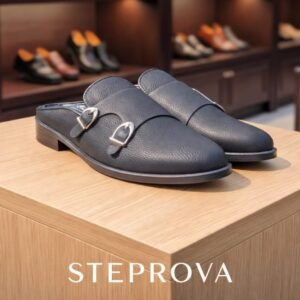 দুই বকলেস চটি কালো